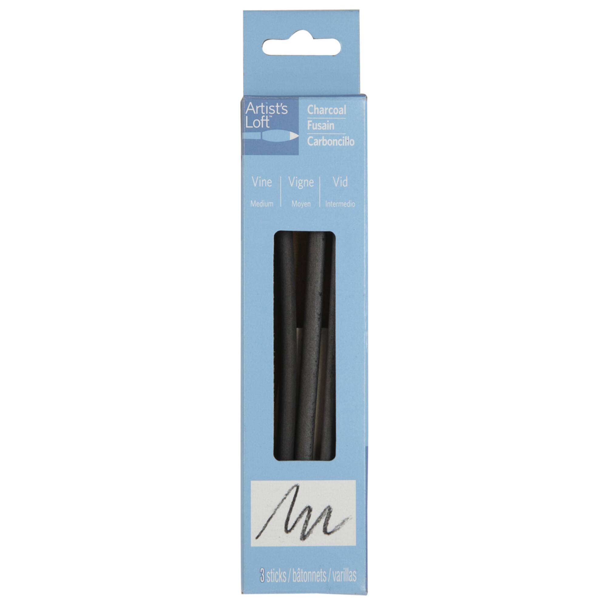 Vine Charcoal Sticks, Medium by Artist’s Loft®